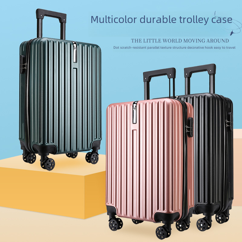 adult trolley case 20 inch large capacity student luggage universal wheel water repellent suitcase factory