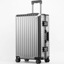 新款铝镁合金拉杆箱工厂全金属旅行箱铝框箱万向轮行李箱工厂直销