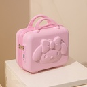 portable cartoon suitcase 14 inch cosmetic case small suitcase light cute luggage gift students
