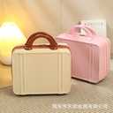Luggage Portable Female Accompanying Gift 14-inch Cosmetic Case Storage Bag Mini Wedding Suitcase Mid-Autumn Festival Gift Box