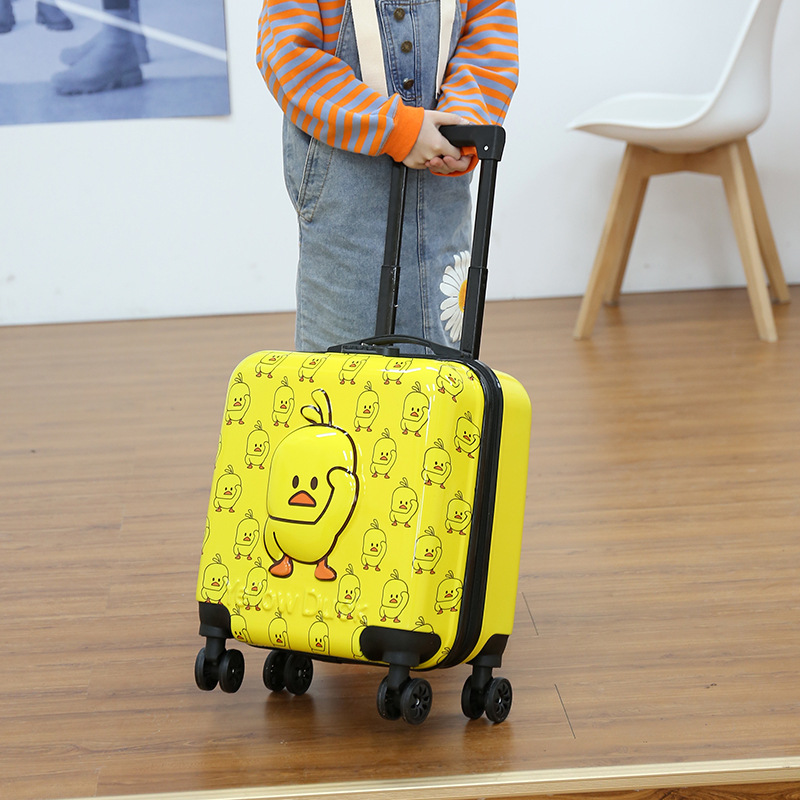 Factory children's trolley case cartoon cute luggage 18 inch 20 inch universal wheel combination lock gift travel