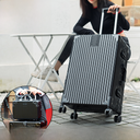 Retro Luggage Case for Female Students Korean Style Trolley Case Men's Password Suitcase Aluminum Frame Mother and Mother Suitcase Trendy Trendy Fit