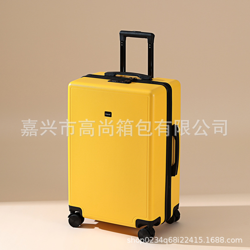 Ultra-light Luggage Case Women's ins Internet-famous 24-inch Zipper Trolley Case Men's Universal Wheel 20 Suitcase Student Leather Case