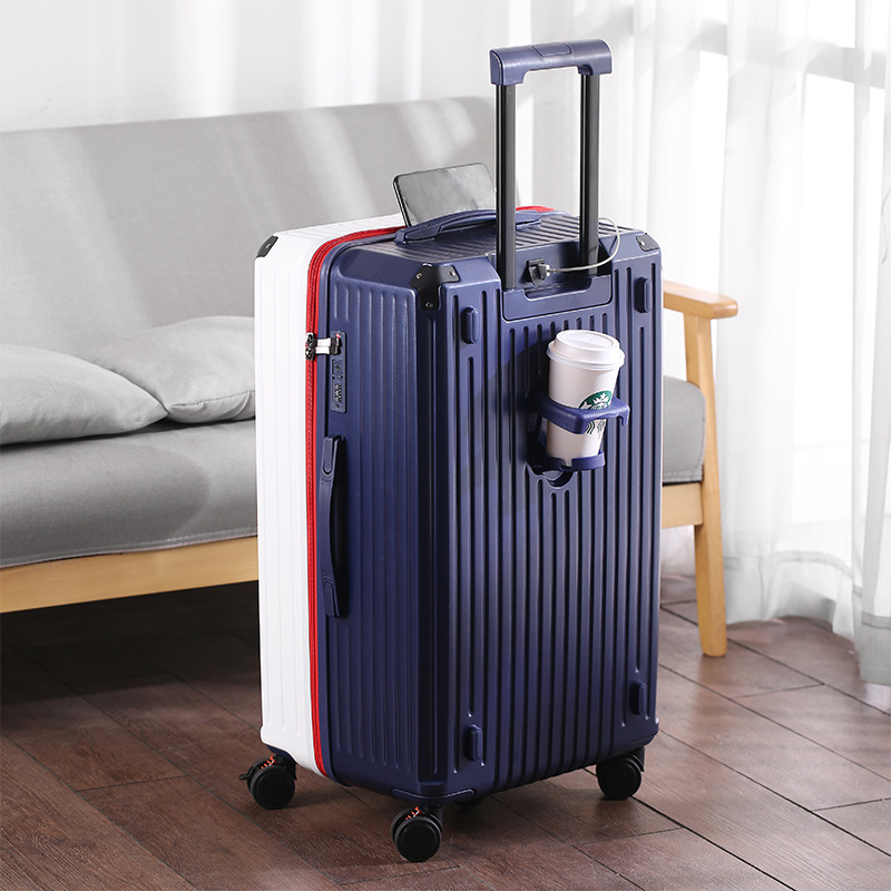 32 five-wheel luggage case large capacity 30 inch trolley case female brake cup holder suitcase universal wheel Xiao Yang Ge same