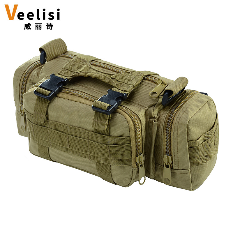 3p Magic Men's Sports Tactical Waist Bag Multifunctional Outdoor Waist Bag Crossbody Bag Riding Shoulder Bag