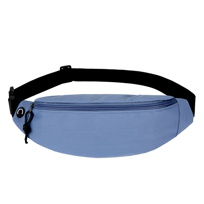 Shoulder bag trendy outdoor simple men's and women's waist bag nylon anti-splashing large capacity mobile phone bag