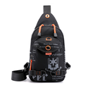 Exclusive Fashionable All-match Men's Chest Bag Outdoor Multifunctional Crossbody Backpack Sports Shoulder Bag