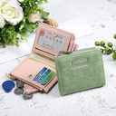 Retro Small Wallet ~ ins Wallet Women's Short Student Fresh Folding Simple Artistic Buckle