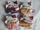 Manufacturers day single Happy House and wind lucky cat Lucky zipper coin purse coin bag