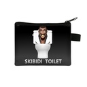 skibidi toilet plush spoof toilet coin purse polyester cartoon wallet