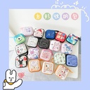 Cartoon Headset Data Cable Storage Bag Charger Storage Box Coin Clutch Coin Purse Medium Square Bag Hand Rope