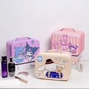 Cute Cartoon Kulomi Cosmetic Bag Large Capacity Portable Sanrio Cosmetic Case Cosmetic Goo Card Storage Case