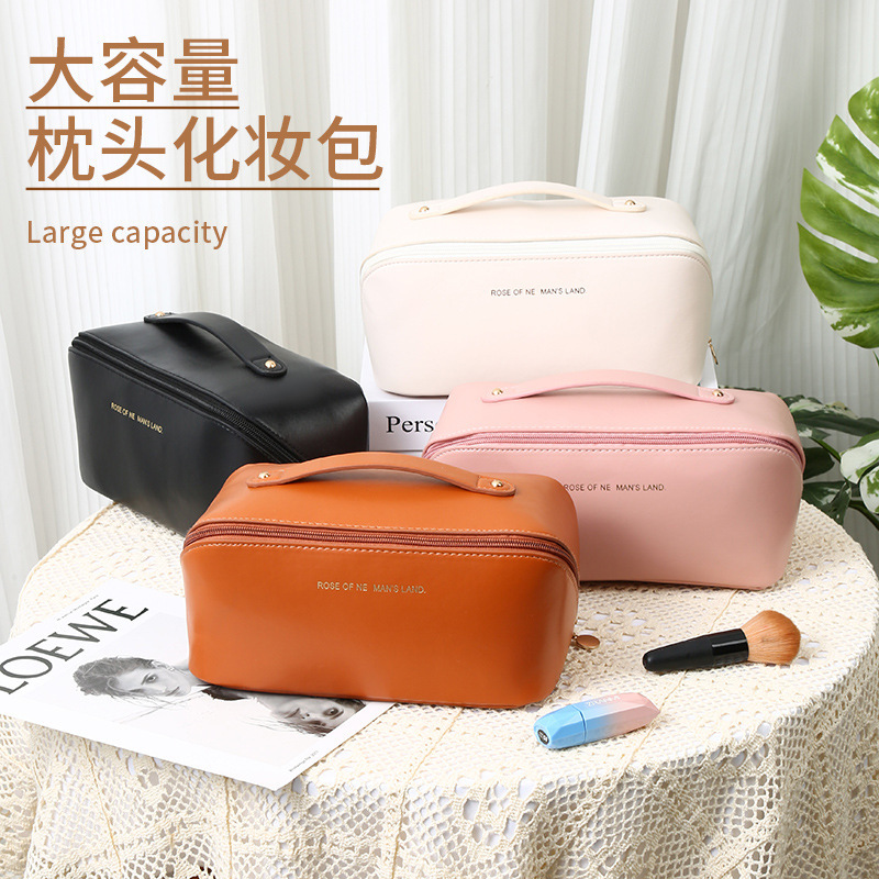 Internet Celebrity Portable Storage Cosmetic Bag Large Capacity Portable ins Advanced Sense Travel Wash Bag