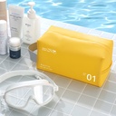 Runhui jelly octagonal wash bag travel storage bag PVC waterproof cosmetic bag candy color cosmetic bag