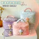 Corduroy cosmetic bag women's ins high-end sense cute wash bag portable large capacity cosmetic storage bag