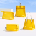 Runhui Jelly series cosmetic bag PVC waterproof storage bag cosmetic bag simple solid color cosmetic bag