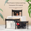 Transparent Travel Cosmetic Bag Travel Portable Handbag Toiletry Waterproof Large Capacity Instagram Style Girl Storage Bag
