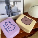 Original Ins Style Cute Cartoon Cosmetic Case Portable Large Capacity Cosmetic Bag Storage Case Travel Wash Bag