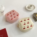 Sanze/Jewelry Storage Bag Multifunctional Portable Cosmetic Bag Cherry Coin Purse Sanitary Napkin Storage Bag