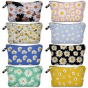 Hot Selling Daisy Makeup Bag Multi-functional Women Dumpling Makeup Bag Storage Wash Bag