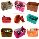 Factory felt bag multi-pocket Women's Cosmetic Bag felt storage bag can be printed LOGO