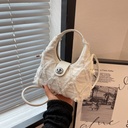 Advanced Sense Niche Design Bag Women's Bag Summer Explosions All-match Crossbody Bag Ringed Canvas