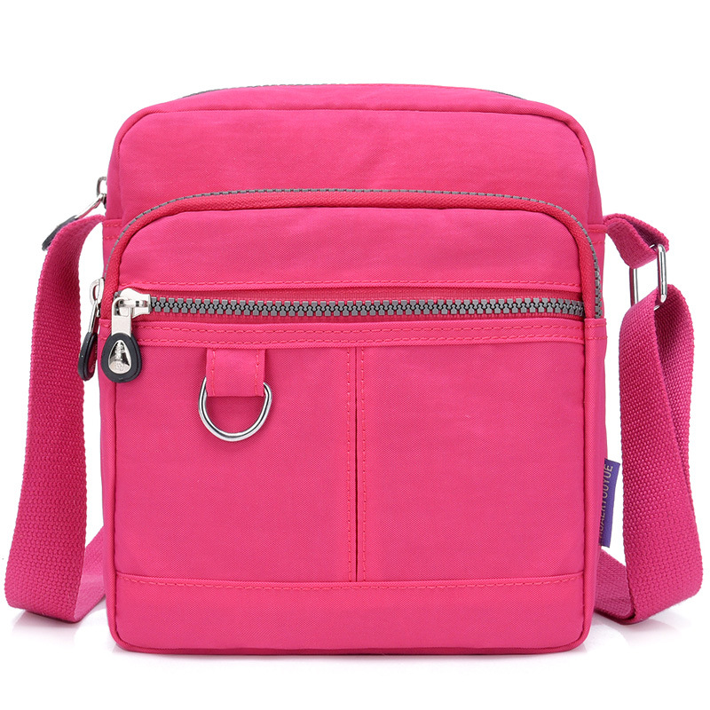 trendy women's shoulder bag summer nylon casual bag large capacity lightweight messenger bag