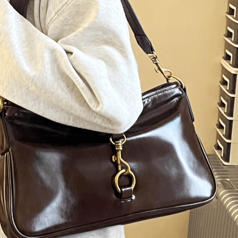 Niche Design Bag Women's High-end Underarm Bag French Stick Bag Fashionable All-match Crossbody Messenger Bag for Women