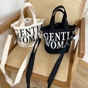Thailand gentlewoman mini bag mobile phone bag portable letter bag shoulder crossbody canvas bag commuter bag
