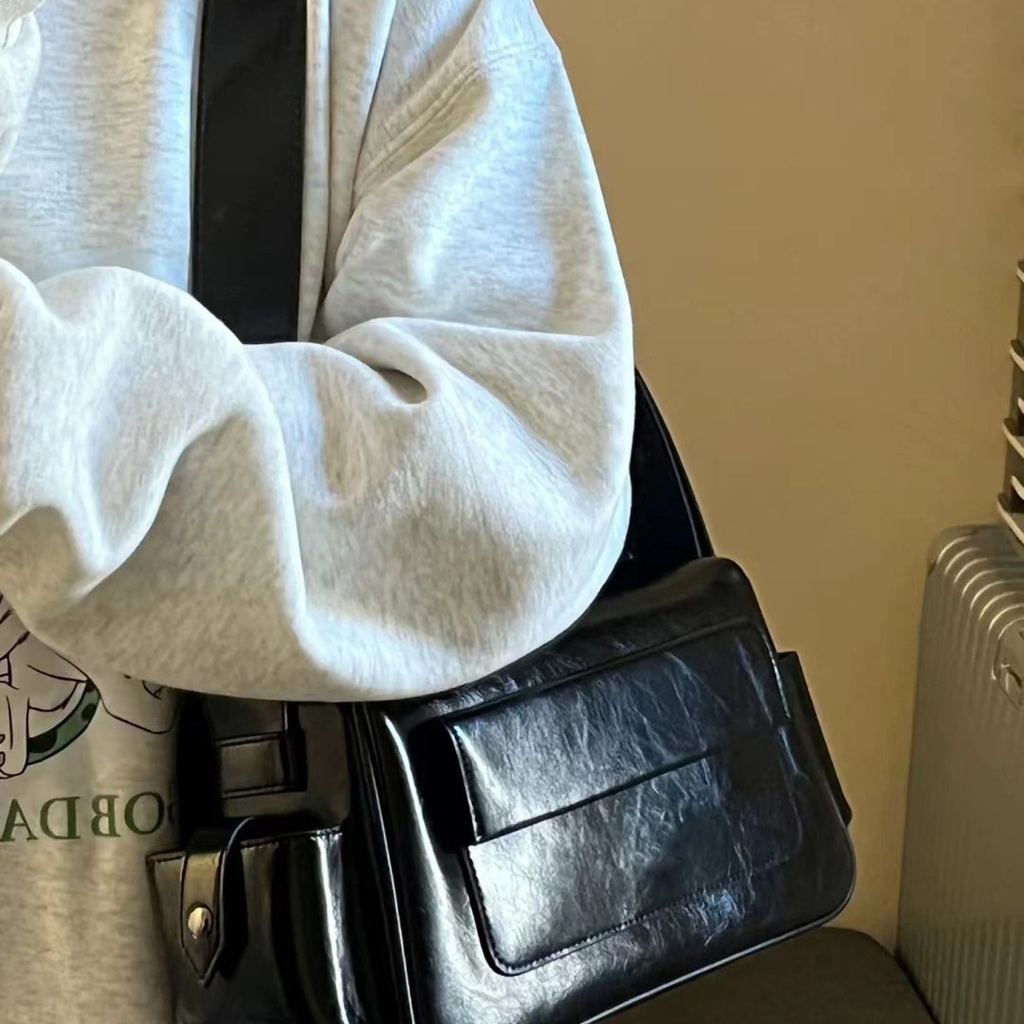 Spring Trendy ins Niche Design Commuter All-match Shoulder Crossbody Bag Spring Class Sense Small Square Bag