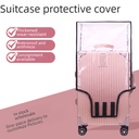 Trolley case luggage case protective cover transparent PVC suitcase luggage cover