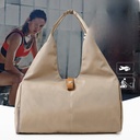 Large Capacity Travel Bag Fashion Foldable Dry and Wet Separate Luggage Storage Bag Portable Gym Bag