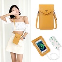 mini versatile touch screen mobile phone bag women's simple niche lightweight fashion small bag messenger bag