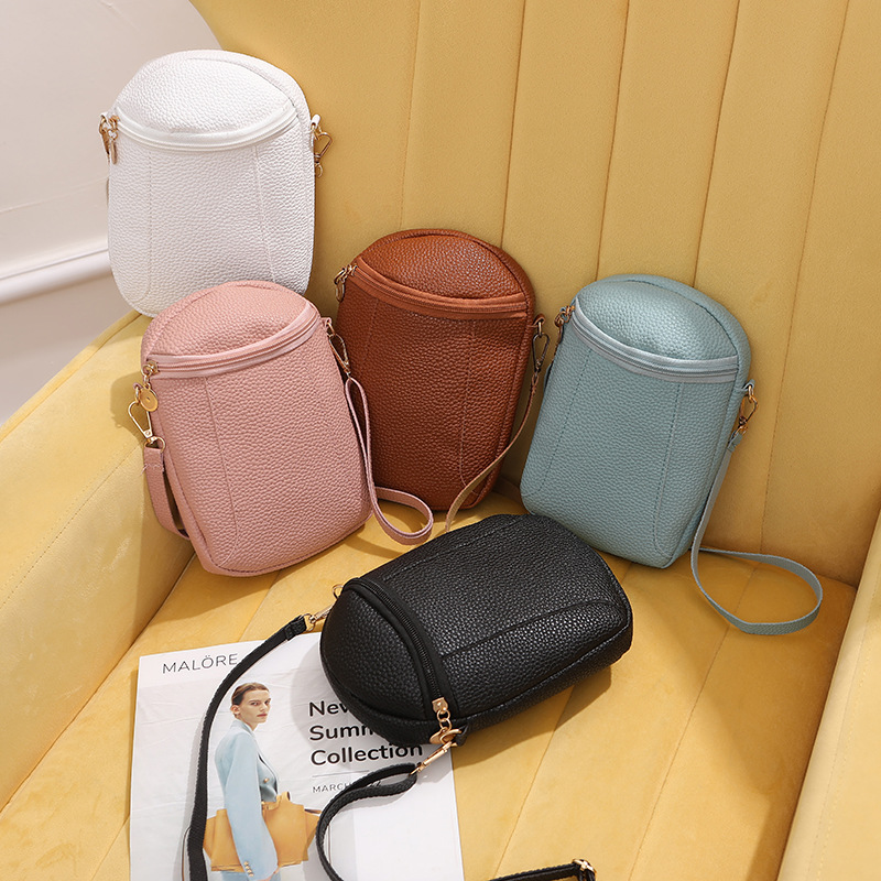 Small Bag Fashion Korean Style bags Simple Mobile Phone Bag Small High Texture Shoulder Crossbody Bag