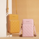 Large Capacity Multi-functional Fashionable Simple Shoulder Bag Crossbody Double Zipper Mobile Phone Bag Women's