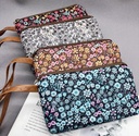 floral mobile phone bag wrist coin purse ladies coin canvas card bag 2 yuan store supply stall