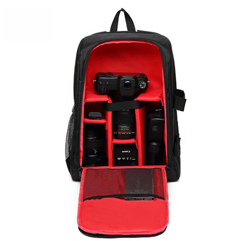 厂家直销跨境新款单反相机包防水耐磨数码摄影包户外双肩电脑背包
