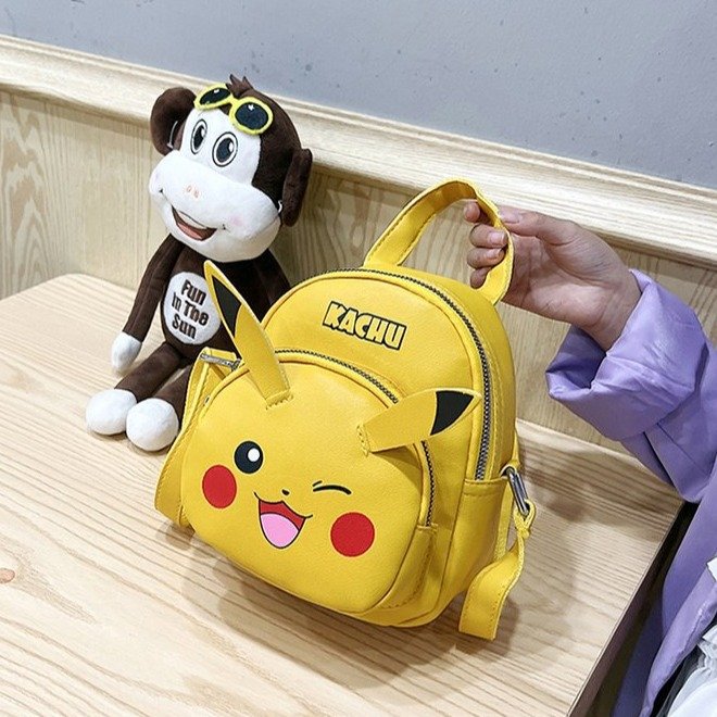 bag children's bag summer PU shoulder bag Korean ins cute cartoon messenger bag spot