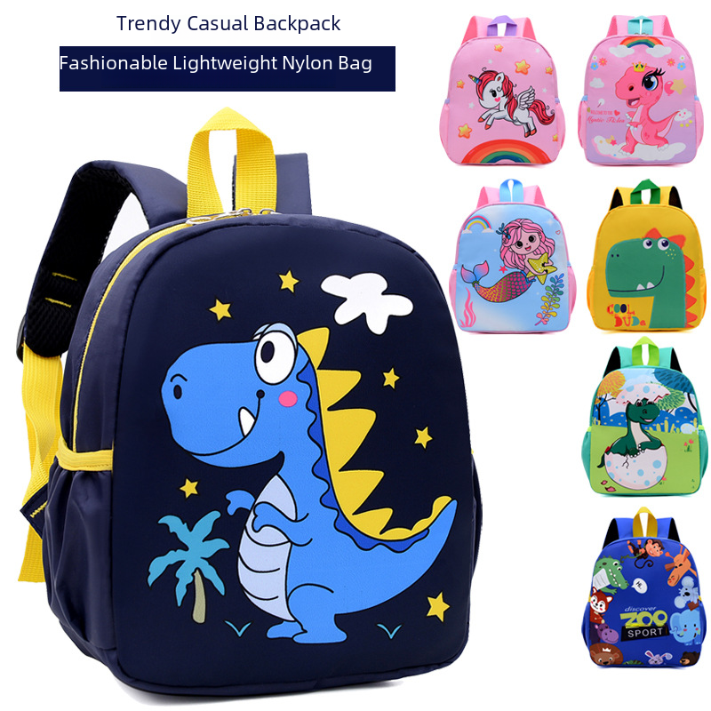 Spring Children's Backpack Bag Boy's Backpack Cartoon Cute Girl Backpack Baby Kindergarten