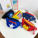 Mini Printed Shoulder Bag Cartoon Anime Waist Bag Crossbody Bag Cute Chest Bag Harajuku Style Neutral