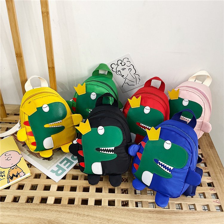 Factory Kindergarten Anti-lost Schoolbag Cartoon Dinosaur 2-6 Years Old Early Childhood Backpack