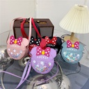 children's cute little girl bag fashion mini round bag baby single shoulder zero wallet