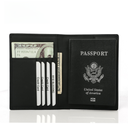 头层牛皮登机卡皮夹护照本 新款RFID牛皮护照夹钱包 护照包保护套