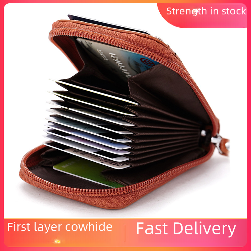 leather organ card case card holders name card holders women's men's business card bag