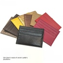 Genuine Leather Small Exquisite Ultra-thin Men's Card Bag Bank Card Certificate mini Women's Leather Cover mini Wallet