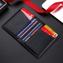 Factory oil wax cowhide card holder multi-card RFID real cow leather card holder bank card holder certificate set