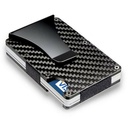 RFID carbon fiber men's card holder metal card holder anti-theft credit card box