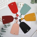 Car Keychain Leather Case Pull-out Key Case Home Lock Keychain Storage Bag Car Keychain Protective Case