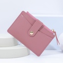 Factory direct multi-functional card bag zipper coin purse multi-card custom LOGO ins bag PU
