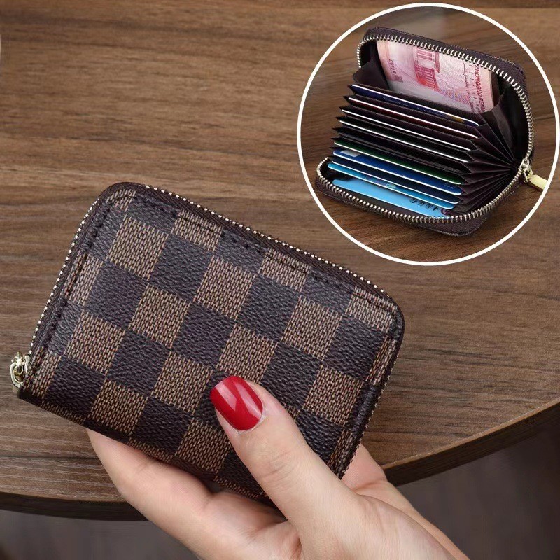 Organ Card Bag Multi-Card Holder Large Capacity Certificate Driver's License Compact Card Holder Men's and Women's Multifunctional Casual Coin Purse